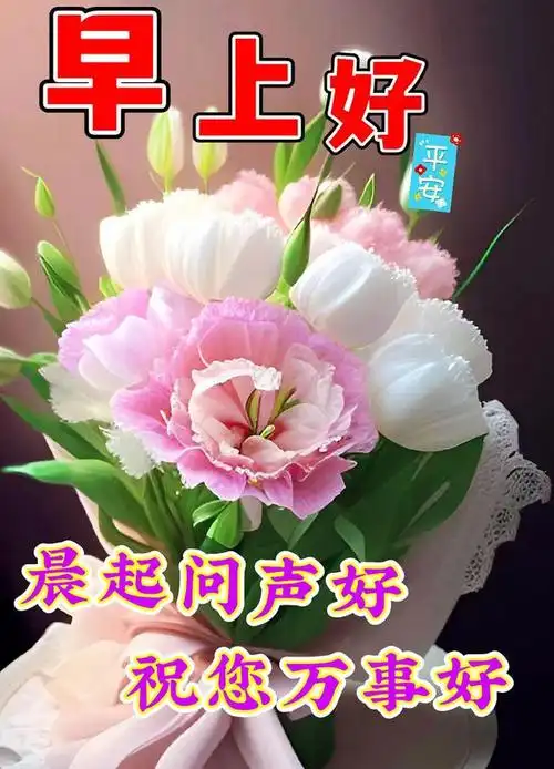 平凡的生活离不开知己和朋友,忙碌的早上忘不了惦记和问候