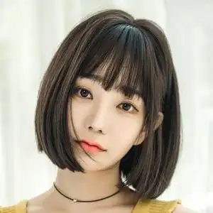 假发女短发bobo头波波头网红学生圆脸修脸直发时尚全头套逼真发型