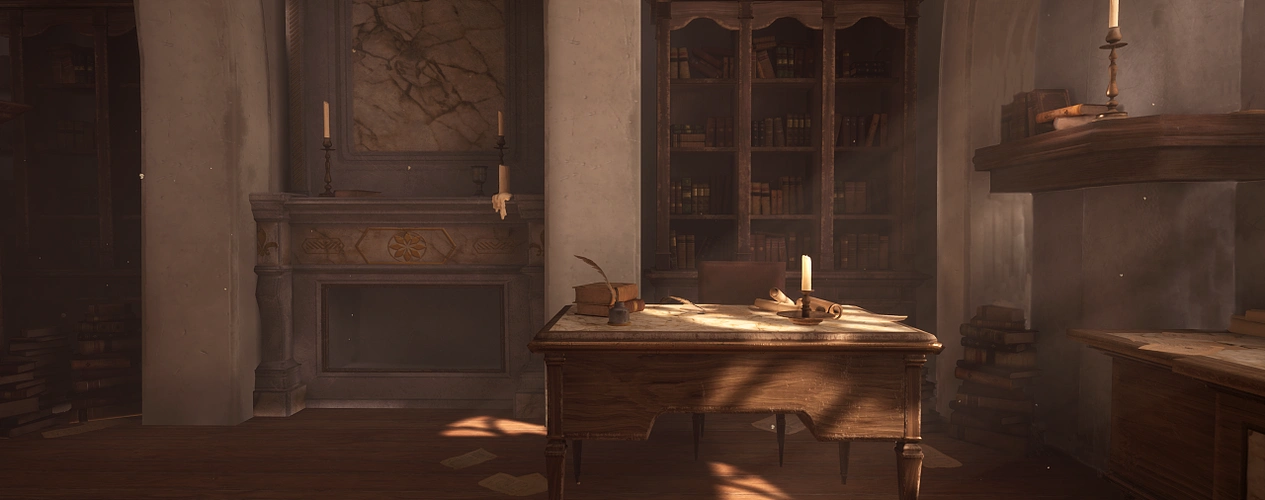 古老书房|三维|场景|咖喱卷毛 - 原创作品 - 站酷 (zcool)