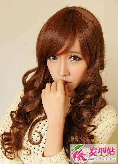 2016最新公主烫卷发发型 韩式甜美烫卷发发型图片_发型站_最新流行