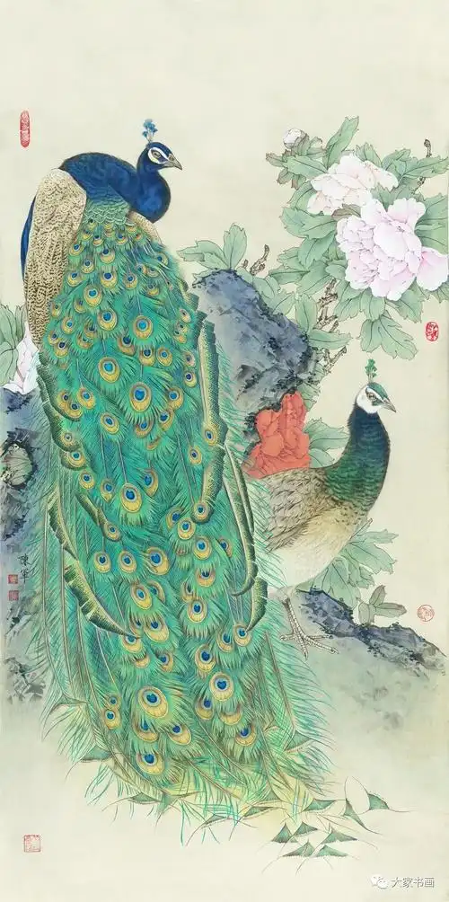 经典名家课堂如何画好孔雀