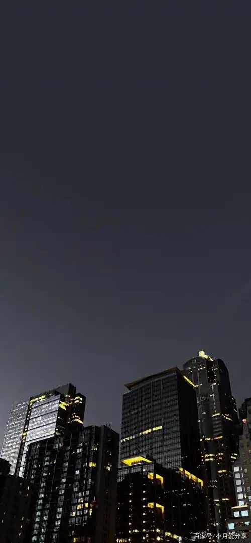 黑色系壁纸,适合微信的深色模式呀!