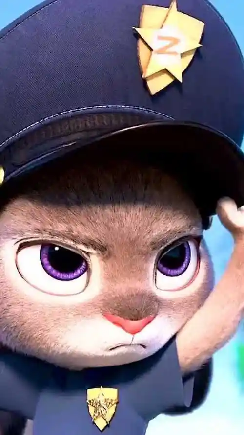 疯狂动物城可爱的兔子警官朱迪和尼克的爱情