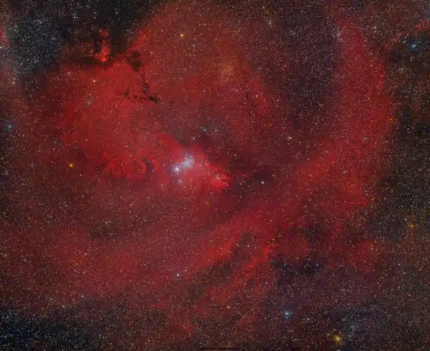 梅西摄星行 - ngc 2264 锥状星云 (cone nebula)