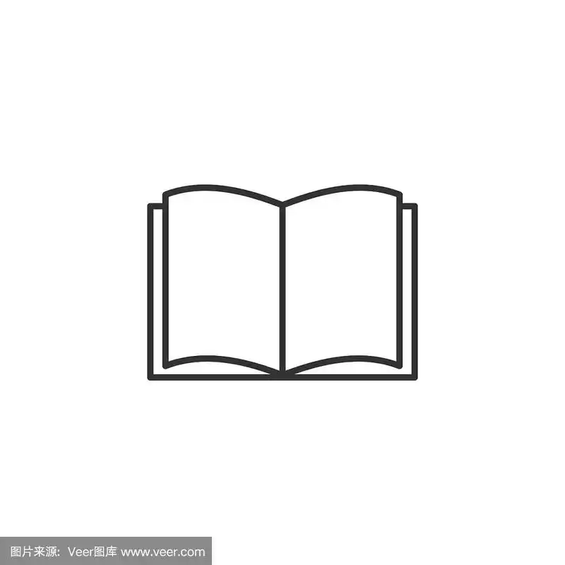 书图标,打开页向量