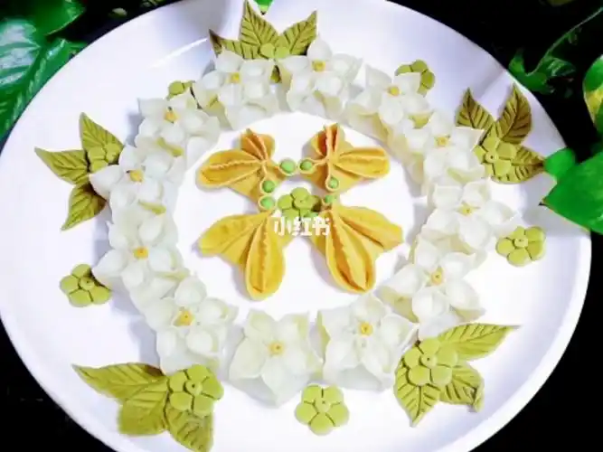 精致花样饺子摆盘欣赏先收藏说不定用得上
