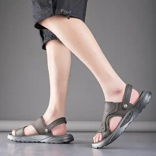 凉鞋男新款男士潮流时尚休闲防滑软底凉鞋男款拖鞋沙滩鞋