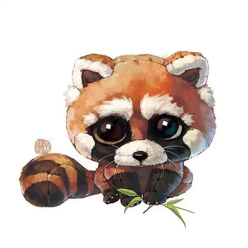 一组萌萌的小动物插画分享,能把人萌哭了的那种,有没有萌到你?