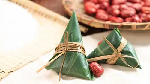 端午节香甜的粽子