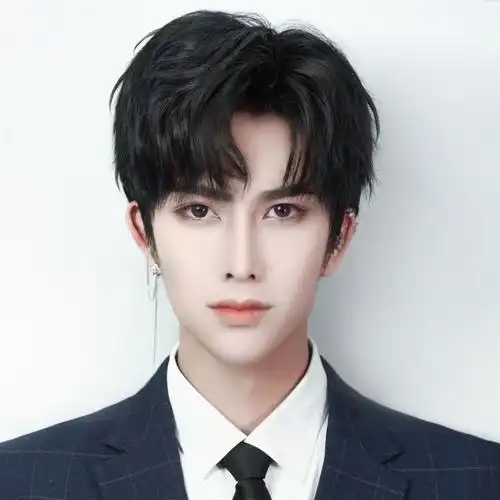 假发男短发韩版帅气逼真三七分假发套自然蓬松男士假发网红全头套