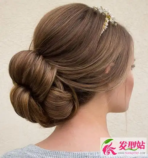 欧式新娘盘发50例经典西式婚礼新娘发型大全4