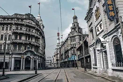 老上海旧电影院民国时期外滩旧报社民国家具上海上海租界民国码头民国