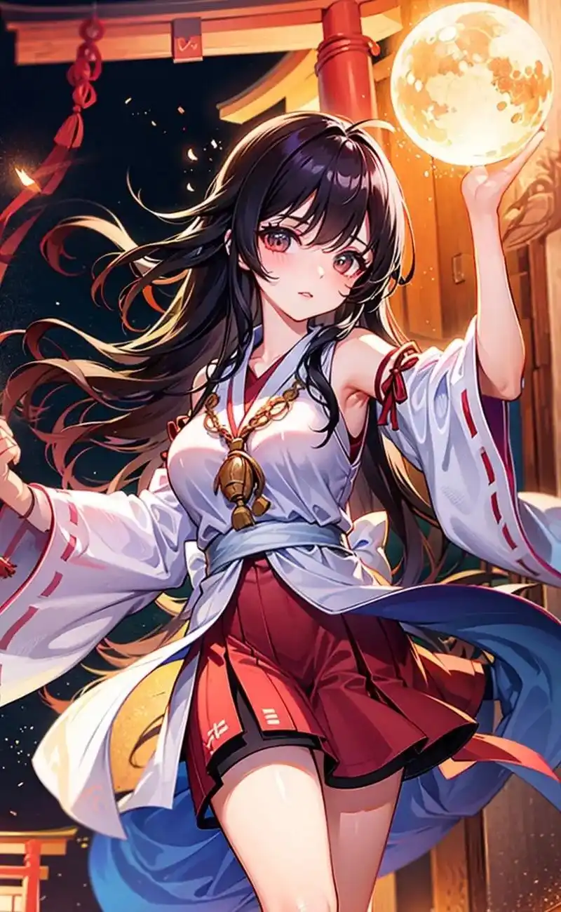 巫女小姐姐帮你清除坏运气!#二次元 #这谁顶得住啊 #动漫  - 抖音