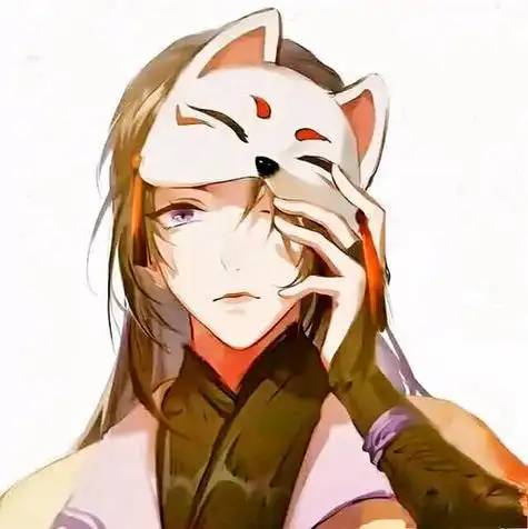 古风男头像拿面具 男生头像图片大全 -【爱个性】