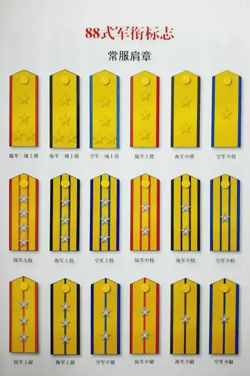 解放军和武警部队衔级制度简史|军衔|中国人民解放军|武装警察部队|中