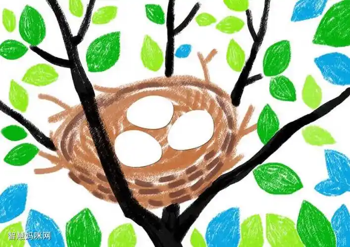 鸟窝的绘画教程