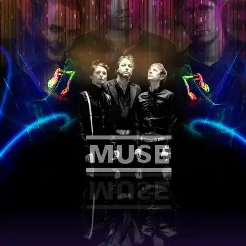 muse rainbow lights wallpaper for 2048x2048