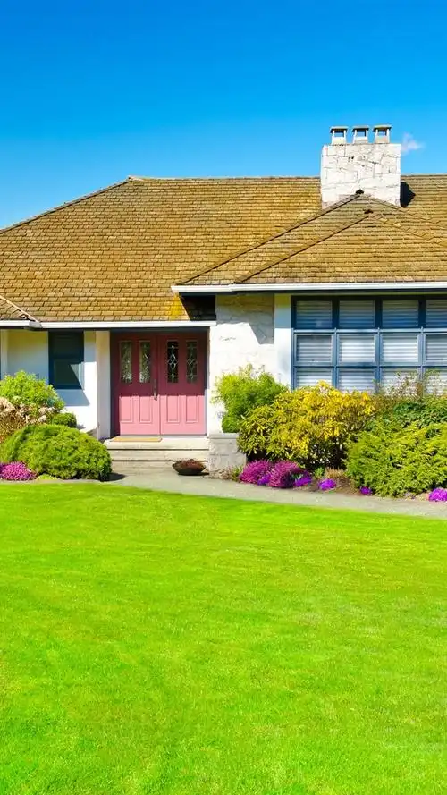 iphone 壁纸 豪宅,房子,草坪,花园
