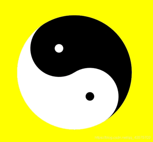 canvas之旋转太极图