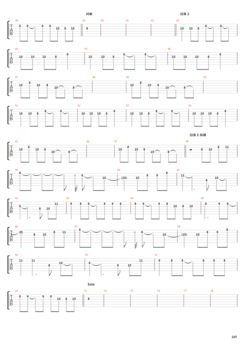 远走高飞吉他谱