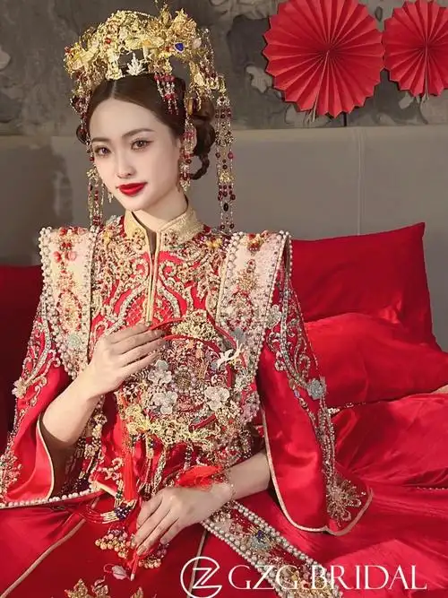 是心动呀78超有质感的中式新娘出阁造型