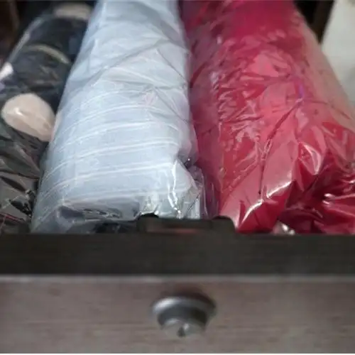 手卷压缩袋旅游收纳真空袋行李箱衣服物大中号整理免抽气打包袋压缩