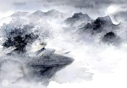 古风 古韵 中国风 手帐素材 插画 手绘 彩绘 头像 壁纸