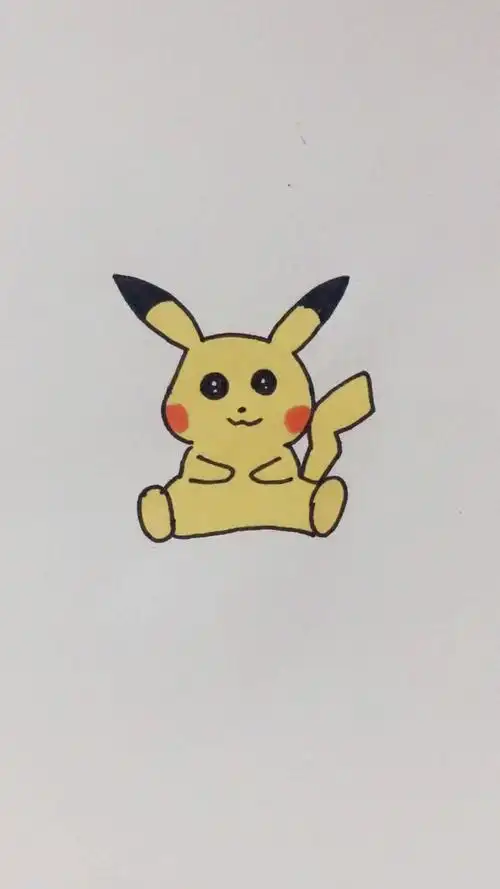 画画原来如此简单#简笔画皮卡丘