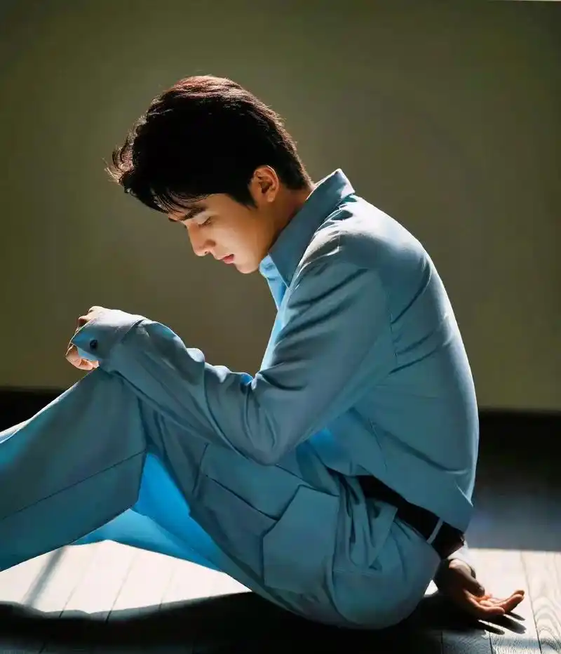 张新成秋日慵懒大片#张新成居家男友风写真  chic杂志九 - 抖音