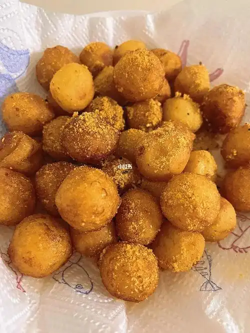 神仙邻居做的空气炸锅炸土豆球