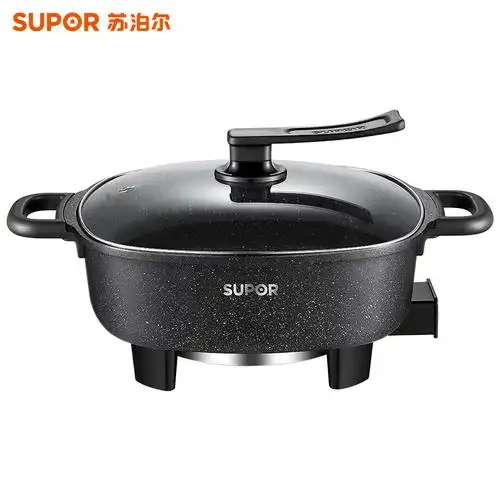 苏泊尔supor电火锅锅家用多功能一体式电热锅电炒锅电煮锅炒菜电锅不