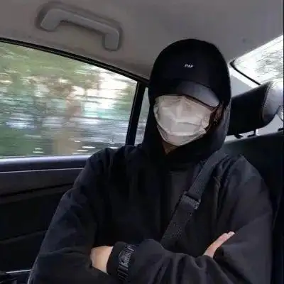 戴口罩不露脸帅哥头像