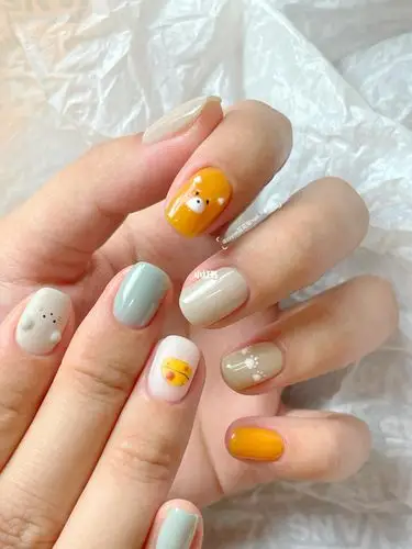 六一儿童节美甲