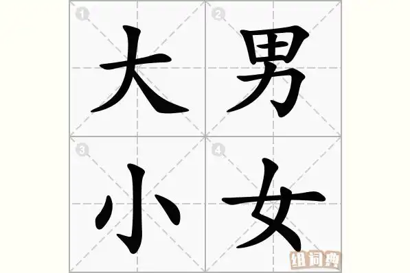 大男小女的意思_拼音_怎么读-成语-组词典