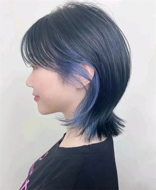 头发怎么染好看 挂耳染领跑时尚_染发发型 - 美发站