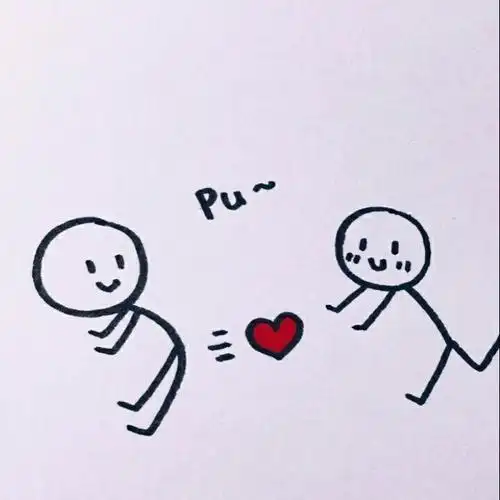 都是爱你的形状简笔画