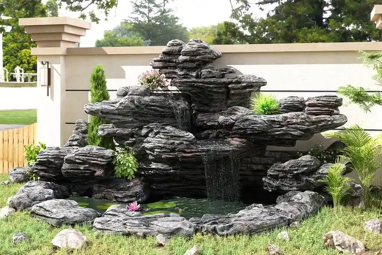 《假山流水》小景-三维制作