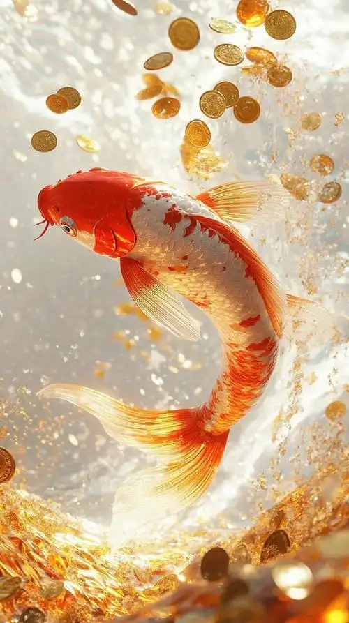 锦鲤送财,富贵来来