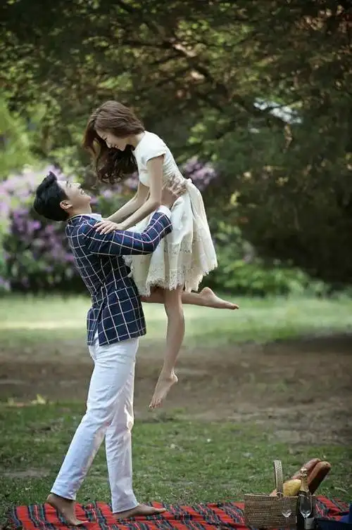 60对最萌身高差新人,解锁婚纱照美炸天的n种pose