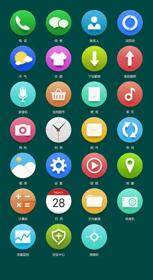 手机桌面图标|ui|图标|南溪南希 - 原创作品 - 站酷 (zcool)