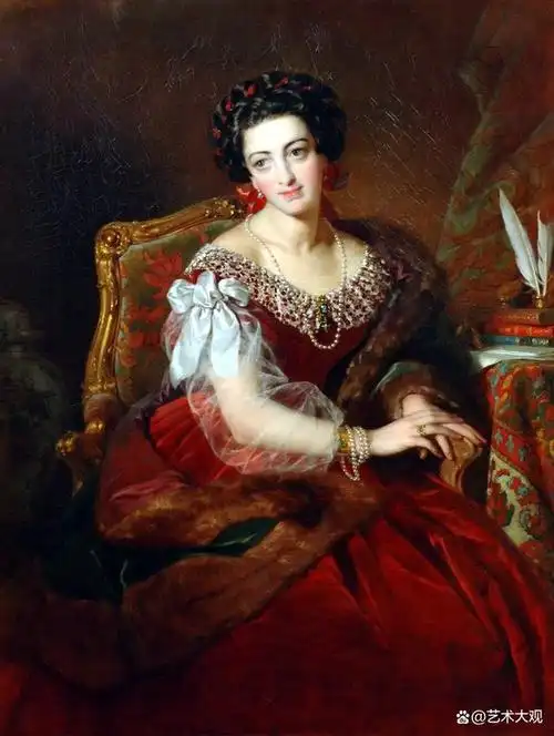 奥地利画家费德里奇写实肖像油画欣赏