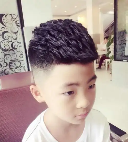男童发型短发铲两边小男孩刀疤头雕刻发型设计