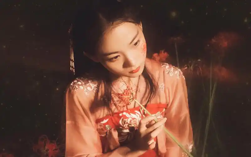 古风彼岸花美女唯美写真桌面壁纸下载