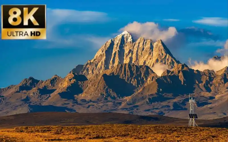 【8k】贡嘎雪山---日照金山