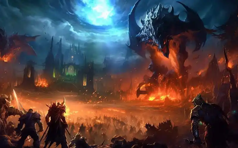 ai壁纸第96期魔兽战场,for the horde!