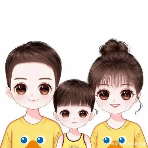 一家三口头像16岁大男孩