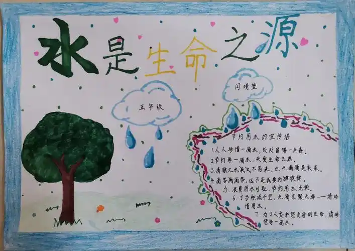 洛东小学开展"坚持节水优先,建设幸福河湖"主题班会