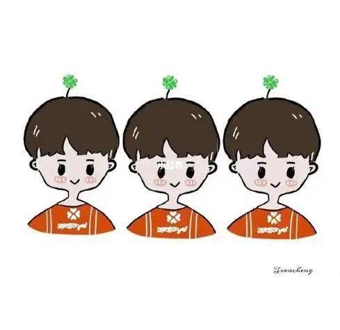 tfboys动漫头像三人合体简笔画 动漫头像图片大全 -【爱个性】