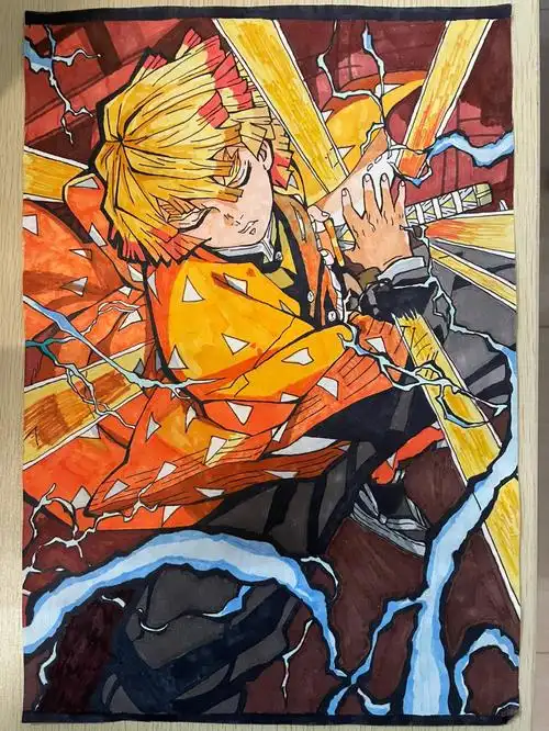 马克笔动漫人物