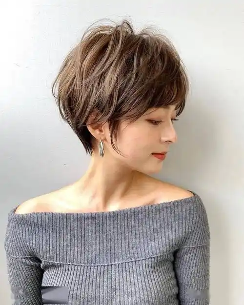 2022春天"超短发纹理烫"_自然_造型_发型